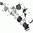 DS 450 X Впускной коллектор и корпус дроссельной заслонки