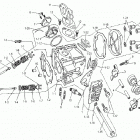 DS 90 X Cylinder head and intake manifold