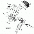 Outlander Max 650 EFI Головка цилиндров задняя