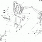 DS 250 NA, CE & INT Front bumper and footrests north america, international