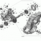 Outlander Max 800R EFI XT Редуктор и ведомая пара