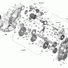 Outlander Max 650 EFI Коробка передач и компоненты