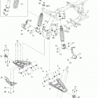 Outlander Max 500 EFI Передняя подвеска STD