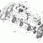 Outlander Max 500 EFI Коробка передач и компоненты