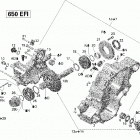 Outlander Max 650 EFI Редуктор и ведомая пара
