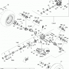 Renegade 800R EFI STD Drive system, rear 800