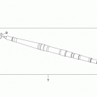 DS 250 NA, CE & INT Ведущий вал