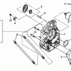 DS 250 NA, CE & INT Right crankcase half
