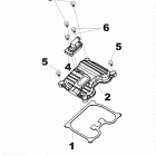 DS 250 NA, CE & INT Крышка головки цилиндров