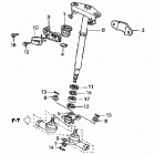 TRX350FE Рулевой вал