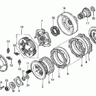 TRX350FE Сцепление