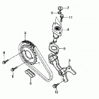 TRX400FW Цепь ГРМ и натяжитель