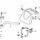 TRX350FE Руль (trx350te / fe)