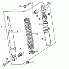 TRX400FW Передние аммортизаторы