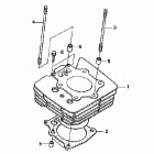 TRX400FW Цилиндр