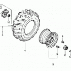 TRX400FW Заднее колесо