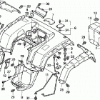 TRX350FM Rear fender (trx350tm / fm)