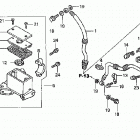 TRX350FE Главный тормозной цилиндр - передний