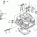 TRX350FE Головка цилиндра