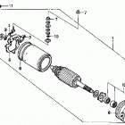 TRX350FE Стартер