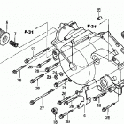 TRX350FM Front crankcase cover (trx350tm / fm)