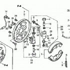 TRX350FE Передний тормоз