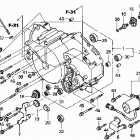 TRX350FE Front crankcase cover (trx350te / fe)