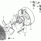 TRX350FE Вентилятор охлаждения