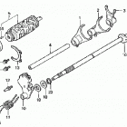 TRX350FE Вилка переключения передач
