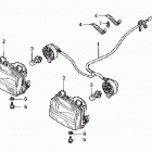 TRX350TE Фара (trx350tm / te)