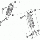 TRX350FE Передние аммортизаторы