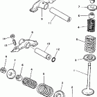 YFM225T Клапана