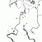 YFM 350 Главный тормозной цилиндр,передний