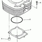 BIG BEAR 4WD YFM350FWT Цилиндр