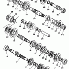 Warrior - YFM350XT Трансмиссия