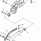Big Bear - YFM350FWT Выхлопная система
