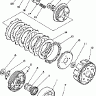 YFM225T Сцепление