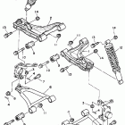BIG BEAR 4WD YFM350FWT Передняя подвеска колес