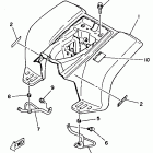 Badger - YFM80T Заднее крыло