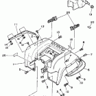 BIG BEAR 4WD YFM350FWT Заднее крыло
