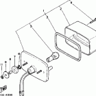 Big Bear - YFM350FWT Фонарь задний