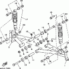 YFM225T Передняя подвеска колес