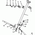 Warrior - YFM350XT Рулевое управление
