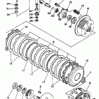 Warrior - YFM350XT Сцепление