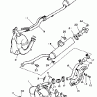 YFM 350 Выхлопная система