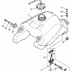 BIG BEAR 4WD YFM350FWT Топливный бак