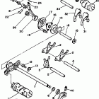 YFM350ERT Shift cam-fork 1