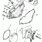 YTZ 250 Крышка картера двигателя