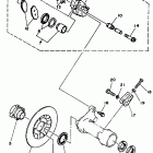 YTZ 250 Задний суппорт тормозной