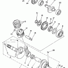 YFM 225 Коленчатый вал и Поршень